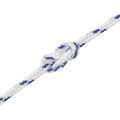 vidaXL Lodné lano biele 2 mm 100 m polypropylén
