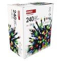 LED vianočná reťaz, 24 m, vonkajšia aj vnútorná, multicolor, programy, časovač