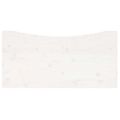 vidaXL Doska stolíka biela 100x50x2,5 cm masívne borovicové drevo