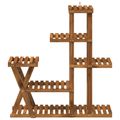 vidaXL Stojan na rastliny Prírodná 95 x 25 x 101,5 cm