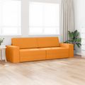 vidaXL Rozkladacia posteľ Tmavá žltá 245 x 78 x 77 cm látka