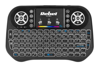 Bezdrôtová klávesnica Rebel Mini Q5 Smart TV BOX Bezdrátová klávesnice Rebel Mini Q5 Smart TV BOX