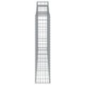 vidaXL Oblúkové gabionové koše 25 ks 300x30x140/160 cm pozink. železo