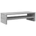 vidaXL Stojan na monitor sivý dub sonoma 54x22x15 cm kompozitné drevo