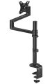 Neomounts DS60-425BL1 /Držák displeje/na stůl/17-27"/svorka+průchodka/3čepy/VESA 100X100/nosn.8kg/1 displej/černý Držák, VESA, stolní, pro plochý monitor, úhloprícka 17"-27", náklon 120°, otácení 180°, rotace 360°, nosnost 8kg, cerný