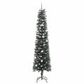 vidaXL Umelý vianočný stromček Zelená 240 cm PVC, plast a oceľ