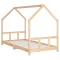 vidaXL Rám detskej postele 90x200 cm masívna borovica