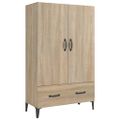 vidaXL Vysoká skrinka dub sonoma 70x31x115 cm spracované drevo