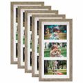 vidaXL 3D fotorámiky 5 ks, prírodné 18x35 cm na 3 fotky (10x15 cm)