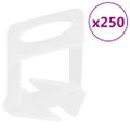 vidaXL Podložky na vyrovnávanie dlaždíc 250 ks 3 mm