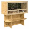vidaXL Základňa terária Hnedá 100 x 50 x 50 cm OSB