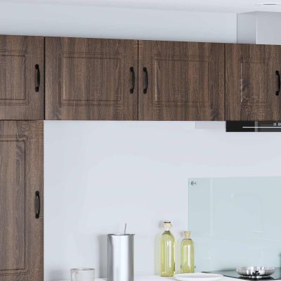 vidaXL Dvierka na umývačku Kalmar 2 pcs Hnedý dub 50 x 31 x 40 cm