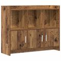 vidaXL Servírovacia skriňa Staré drevo 98,5 x 33 x 80 cm