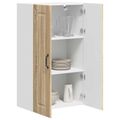 vidaXL Dvierka na umývačku Kalmar Sonoma dub 60 x 31 x 100 cm