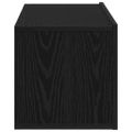 vidaXL TV skrinka 100 x 30 x 30 cm Čierny dub Kompozitné drevo
