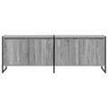 vidaXL TV skrinka 140 x 36 x 49.5 cm Sivý Sonoma Kompozitné drevo