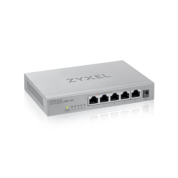 Zyxel MG-105 5 Ports Desktop 2,5G MultiGig nezaradený prepínač