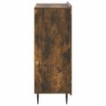 vidaXL Servírovacia skriňa Dymový dub 66 x 34,5 x 91,5 cm
