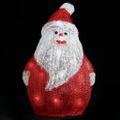 vidaXL LED vianočná akrylová figúrka Santu exteriér aj interiér 28 cm
