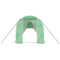 vidaXL Fóliovník s oceľovým rámom zelený 32 m² 16x2x2 m