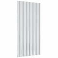 vidaXL Strešné panely 12 ks pozinkovaná oceľ hnedé 80x36 cm