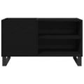 vidaXL Skrinka na gramofónové platne Čierny dub 85 x 38 x 48 cm