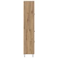 vidaXL Highboard 2 ks Remeselný dub 69,5 x 34 x 180 cm
