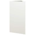 vidaXL Záhradné kvetináče 2 ks biele trojuholník 40x34,5x75 cm oceľ