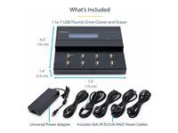 StarTech USB Duplicator - 1:7 - USB Flash Drives - Flash Drive Duplicator (USBDUPE17) - Duplikátor jednotky USB - 7 zásuvky - kompatibilný s TAA