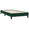 vidaXL Rám postele bez matraca Tmavo zelená 80x220 cm Zamat