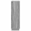 vidaXL Stôl Sivý Sonoma Kompozitné drevo 71.5 x 31.5 x 106.5 cm