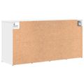 vidaXL Skriňa na topánky 103 x 30 x 51 cm Kompozitné drevo Biela