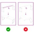 vidaXL Stolová doska 120x40x(2-4) cm neošetrený masív živé hrany