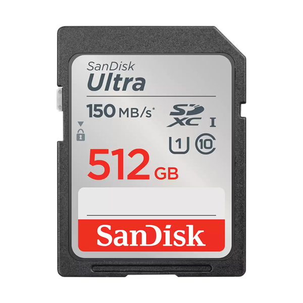 SanDisk Ultra SDXC 512GB 150MB/s Class10 UHS-I