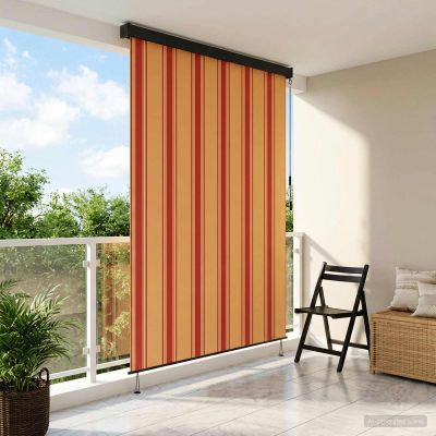 vidaXL Roleta Viacfarebný 80 x 250 cm Textil a hliník