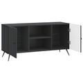 vidaXL TV skrinka 102 x 34,5 x 50 cm Čierna Kompozitné drevo