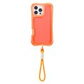 Puzdro Safepop s popruhom pre iPhone 14 6,1" oranžová