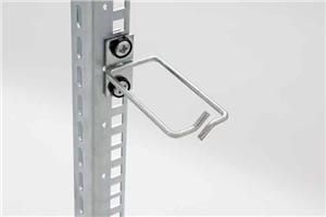Vyväzovací háčik 80x80 D1 kov ľavý fix, čelný gate