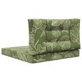 vidaXL Vankúš na vonkajšiu pohovku Polyester Design s listami