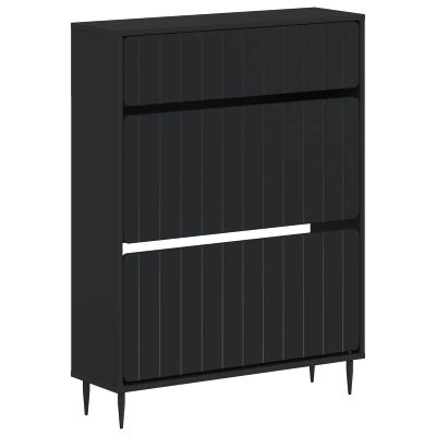 vidaXL Skriňa na topánky ZWOLLE 78 x 24 x 103 cm Kompozitné drevo