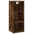 vidaXL Vysoká skrinka dymový dub 34,5x32,5x180 cm spracované drevo