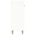 vidaXL Komoda biela 69,5x34x89 cm spracované drevo