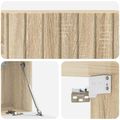 vidaXL Nástenná TV skrinka 98 x 31 x 30 cm Dub sonoma Kompozitné drevo