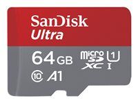 Paměťová karta flash (adaptér microSDXC na SD zahrnuto) - 64 GB - A1 / UHS-I U1 / Class10 - microSDXC UHS-I
