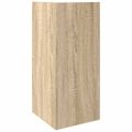vidaXL Príručný stolík s policou dub sonoma 25,5x27x60 cm