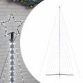 vidaXL LED vianočný stromček 789 LED studená biela 476 cm