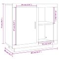 vidaXL Komoda dymový dub 80x40x75 cm