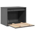 vidaXL Nástenné skrinky sivé 45x30x35 cm masívne borovicové drevo