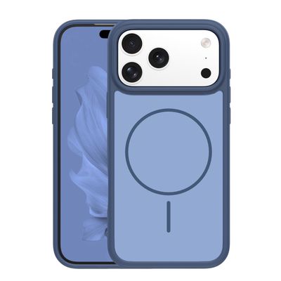 Puzdro Frame Thin Mag pre iPhone 17 Pro 6,3" / 18 Pro 6,3" tmavomodrá