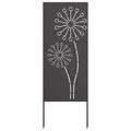 vidaXL Záhradná clona na súkromie Rezací Čierna 50 x 140 cm